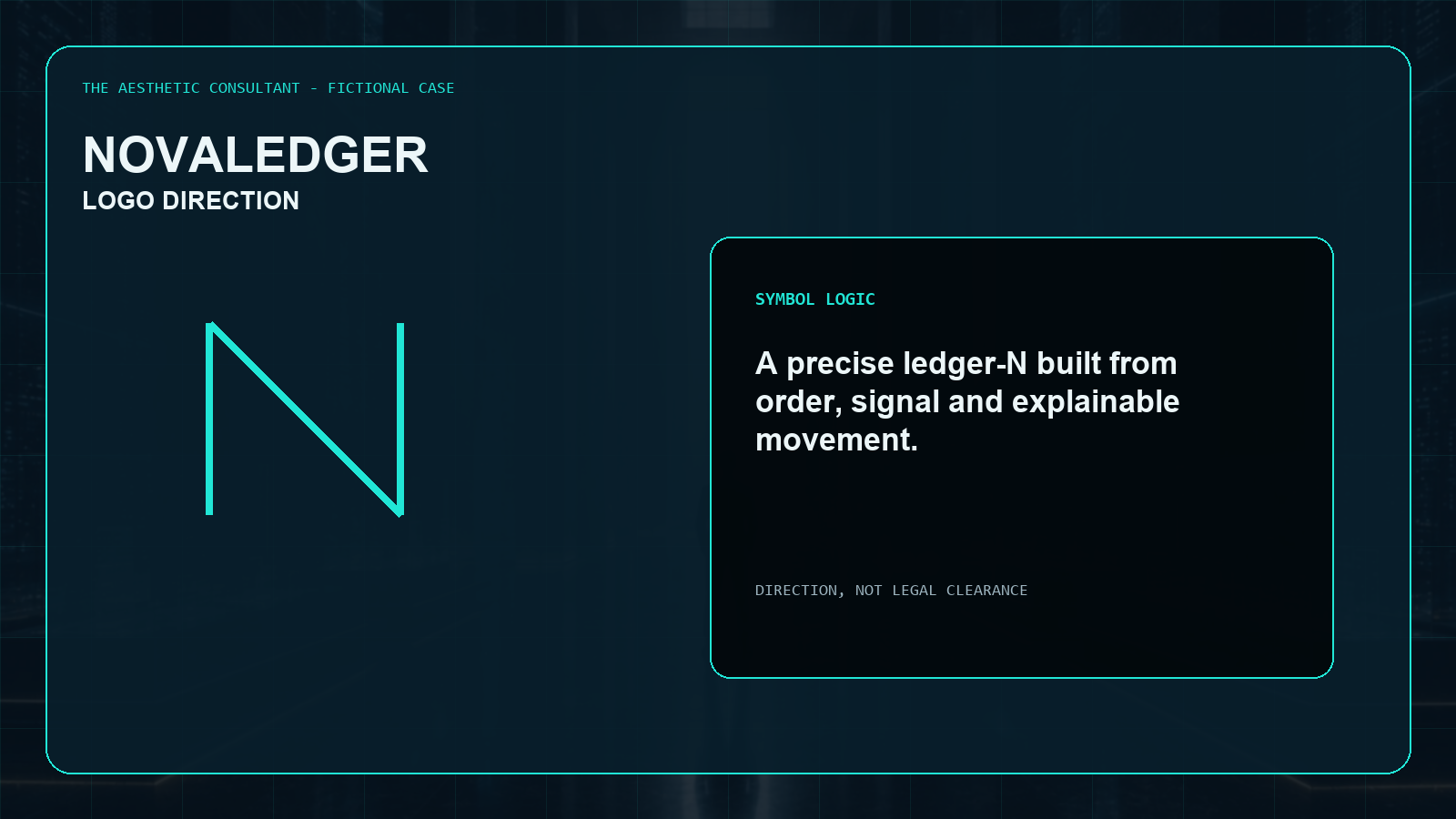 NOVALEDGER logo direction