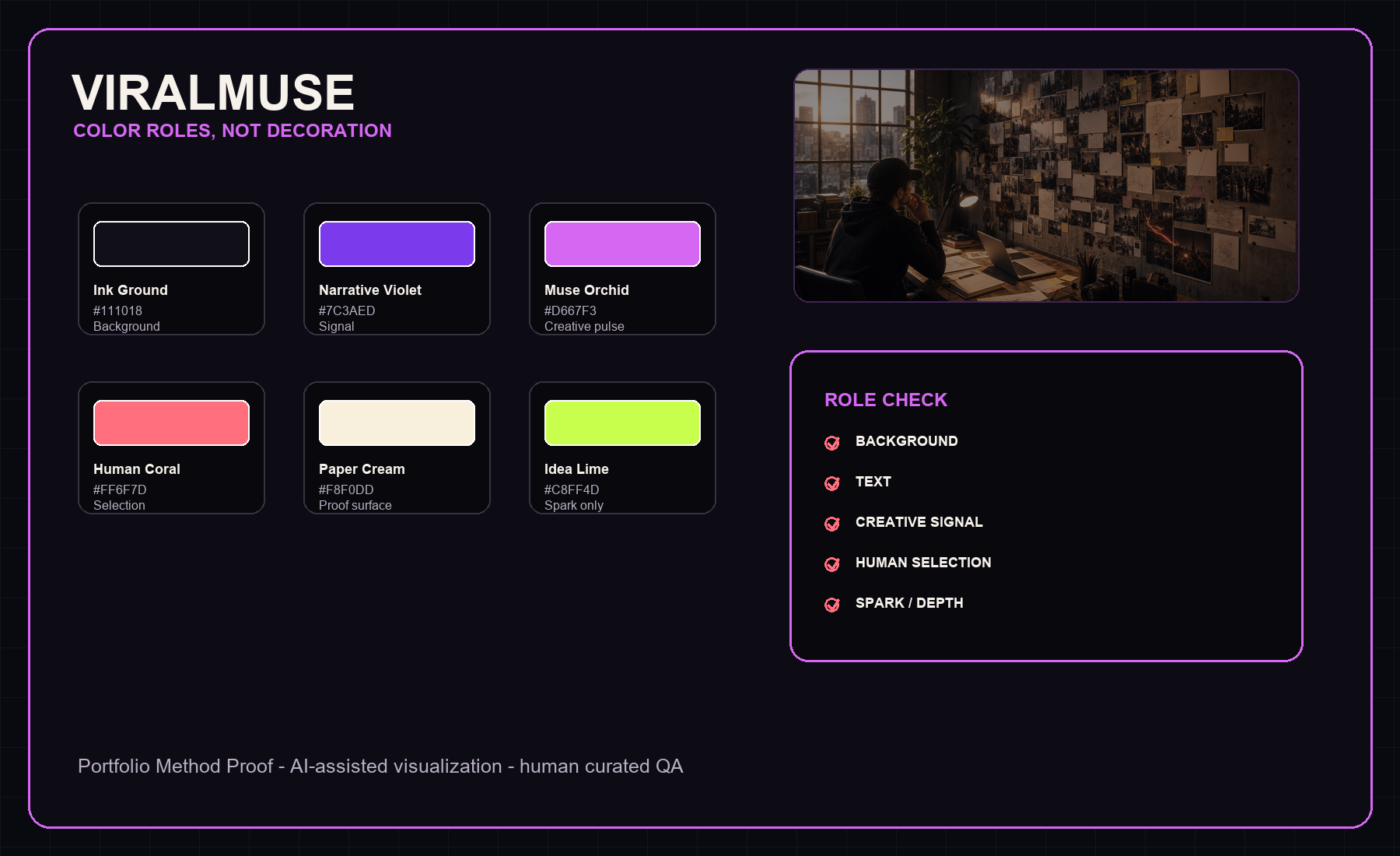 VIRALMUSE color roles