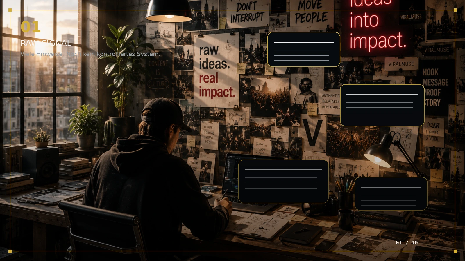 SIGNAL TO SYSTEM scene 1: Raw Signal