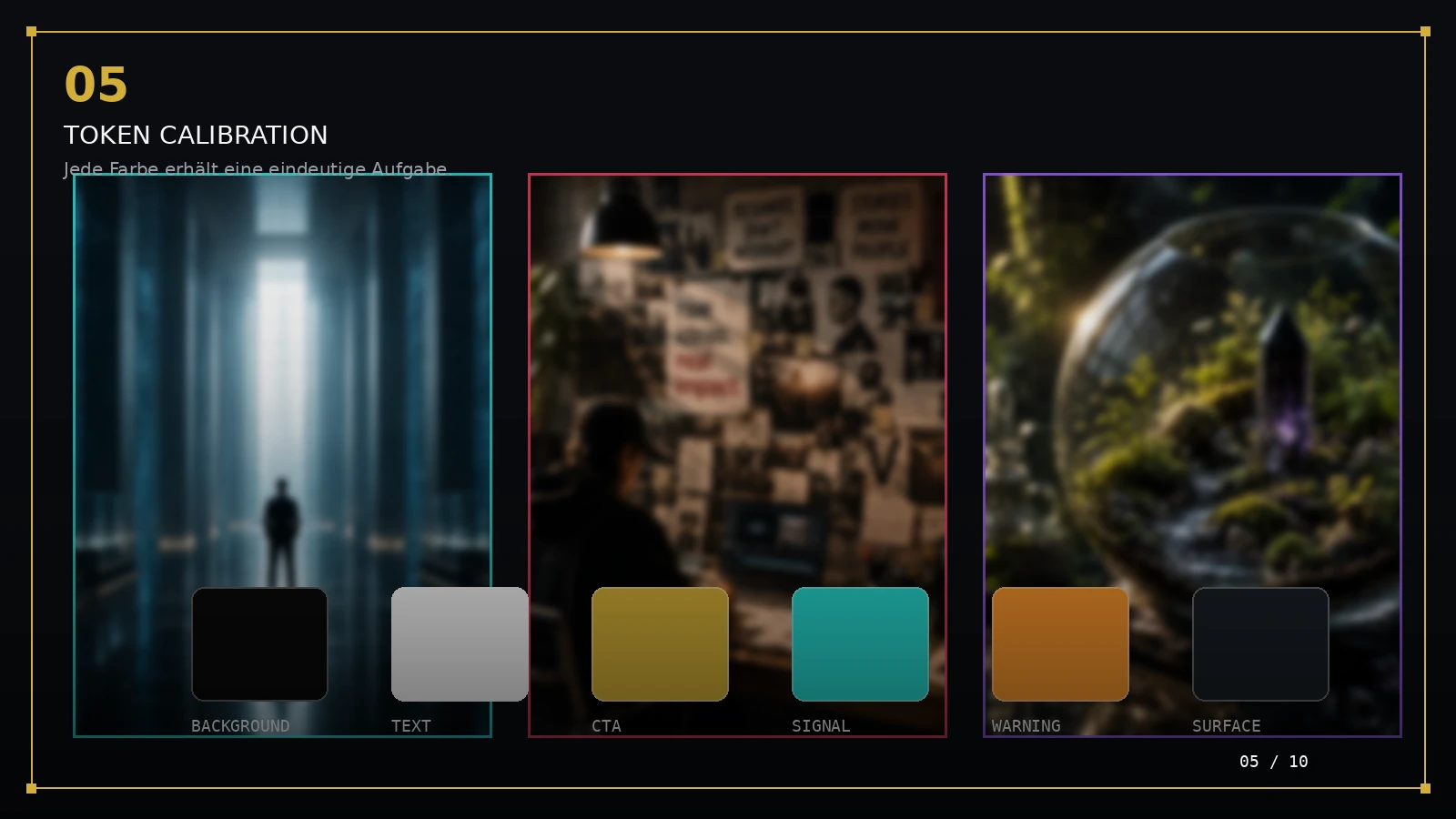 SIGNAL TO SYSTEM scene 5: Token Calibration